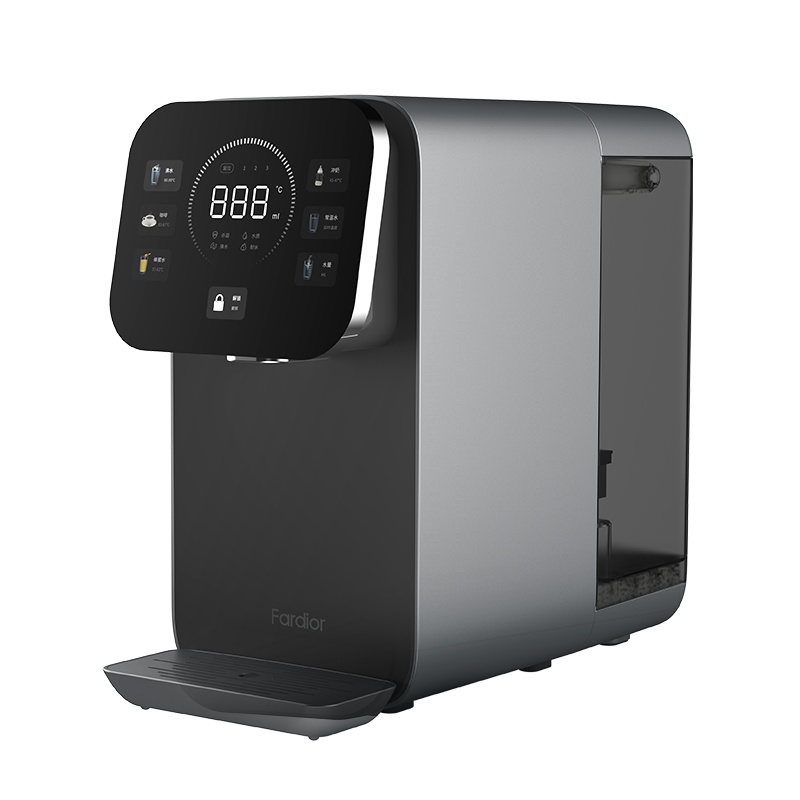 法迪欧牌台净免安装RO净水器直饮机R75FJ01台式净饮一体机