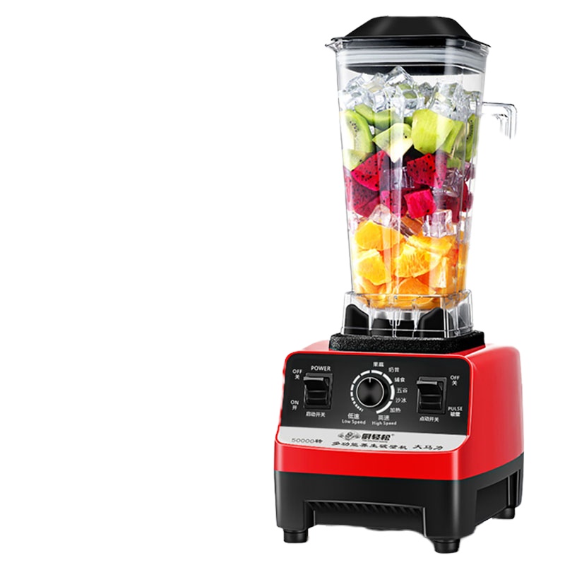 八叶钢刀破壁机黄金蛋料理机家用榨汁机豆浆机多功能搅拌机辅食机 机械款红色767