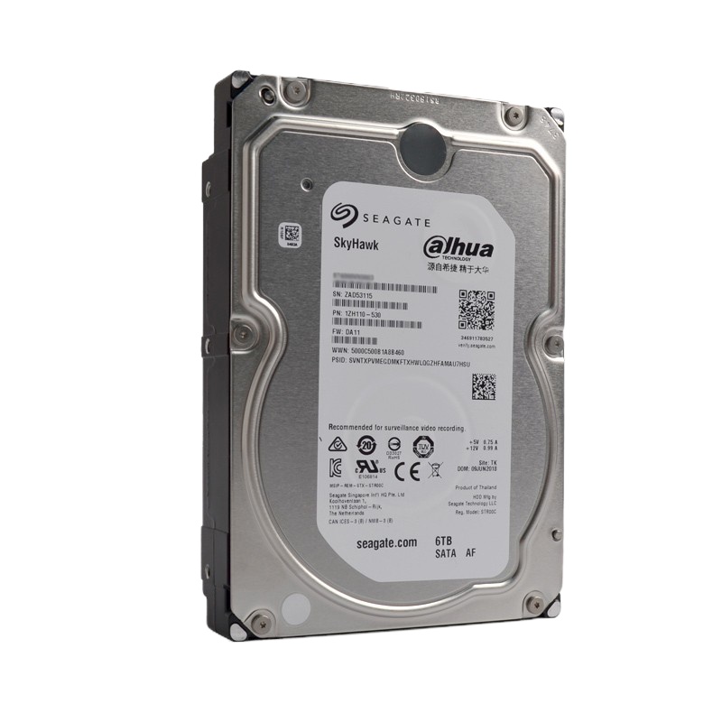 大华ST6000NM021A监控级硬盘