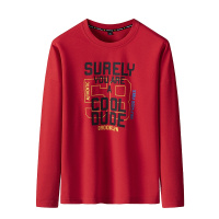 稻草人(Mexican)男士长袖t恤青少年春秋季圆领韩版印花学生长袖体恤上衣潮