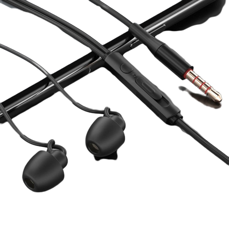 优束 睡眠耳机入耳式asmr睡觉专用侧睡不压耳防降噪助学习隔音高音质耳塞有线适用vivo华为oppo