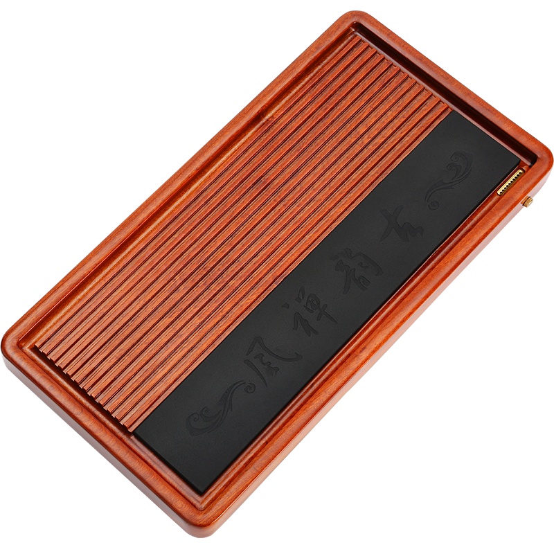 金镶玉 茶盘茶托 红木茶盘 实木茶海功夫茶具 古韵禅风