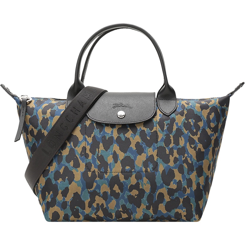 LONGCHAMP 珑骧 女士 LE PLIAGE系列织物短柄手提单肩包饺子包小号 1512 310