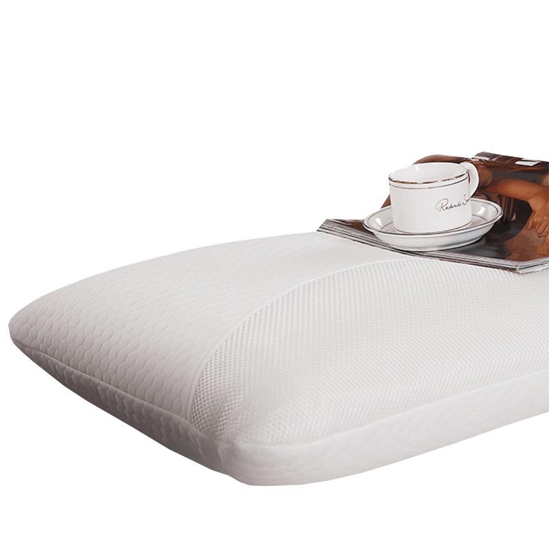 恒源祥家纺经典定型柔丝纤维枕芯四季床上用品助眠枕学生枕单只 47*73cm 白色