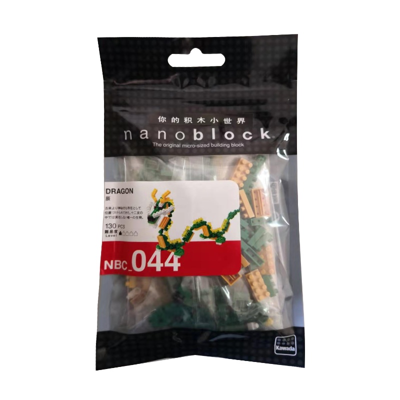 nanoblock日本小颗粒拼插积木迷你藏品-中国龙