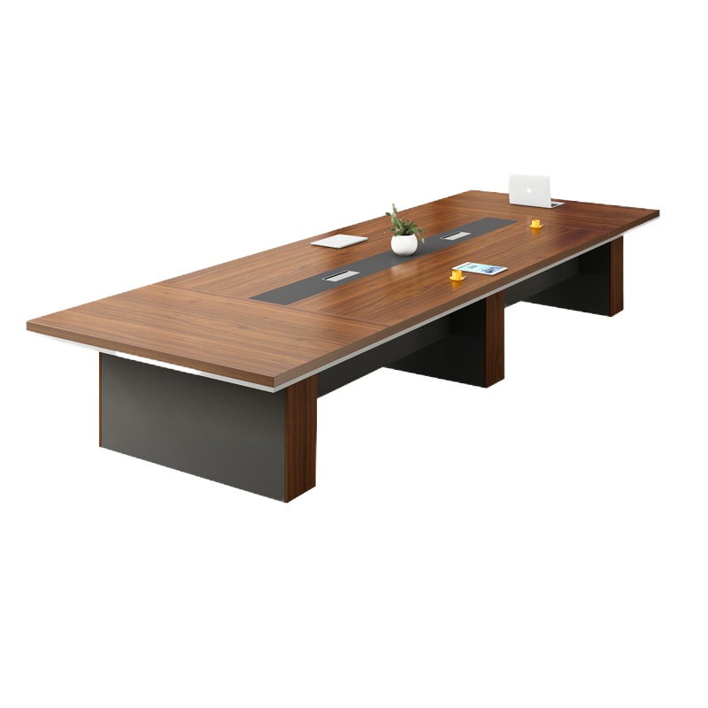 鑫环境 会议桌480*140*75cm 办公家具大型会议桌长桌椅组合简约现代板式办公家具公司木质条形洽谈桌