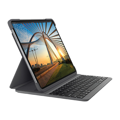 罗技(Logitech)ik1174 键盘套 Slim Folio Pro适配11英寸iPad Pro(第一代&第二代)