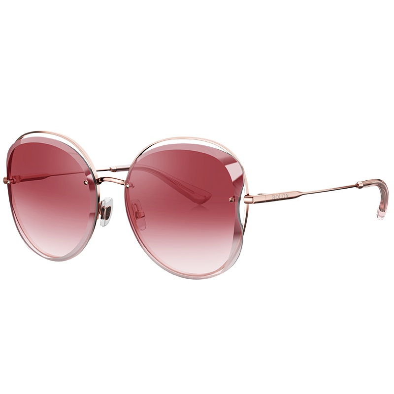 BOLON暴龙新款潮流太阳镜女士蝶形墨镜个性时尚眼镜BL7052