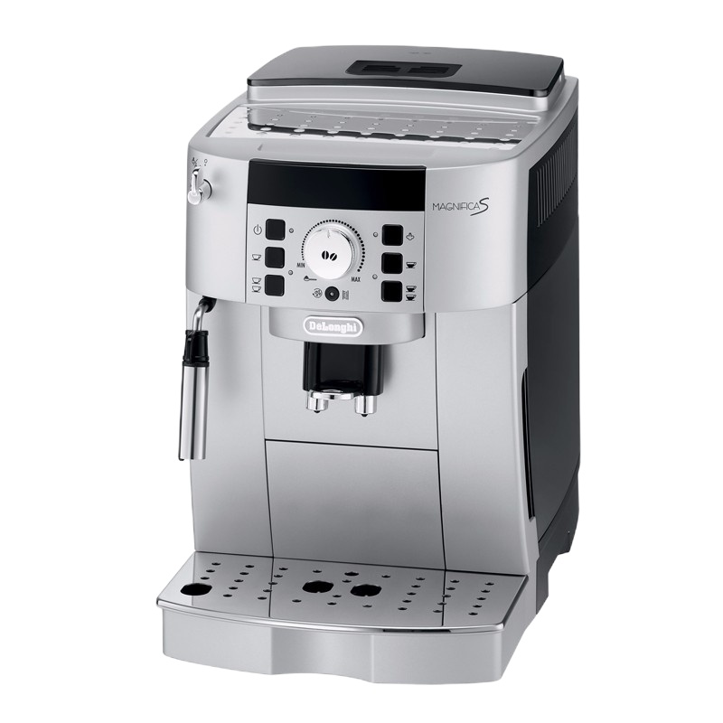 德龙(Delonghi) 全自动咖啡机 意式咖啡机家用 ECAM22.110 银色