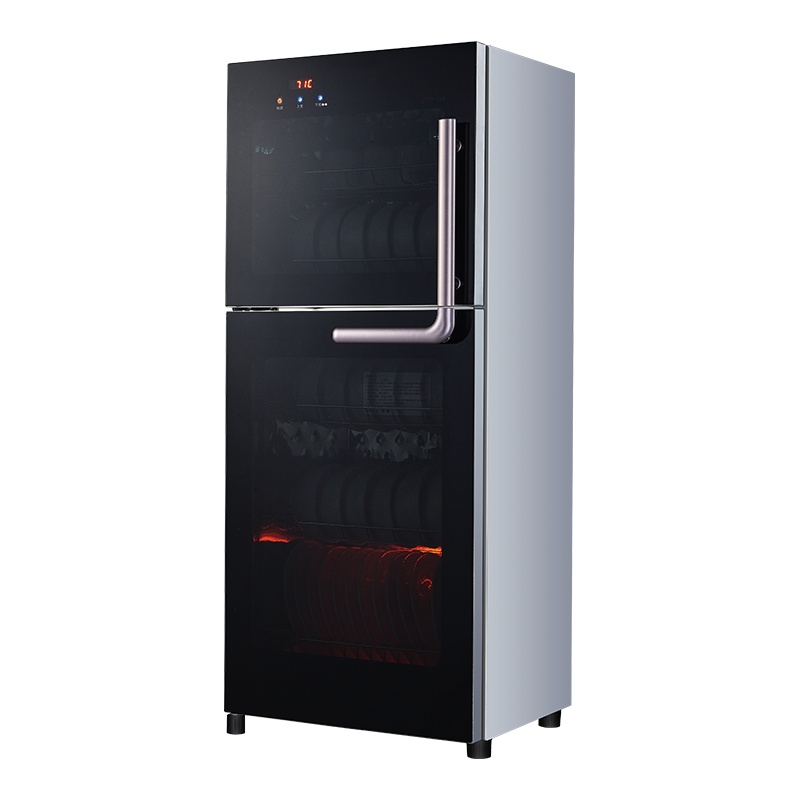 万红ZTP168-H39消毒柜立式消毒碗柜 触摸屏家用商用餐具消毒柜 高温二星级 大容量台式