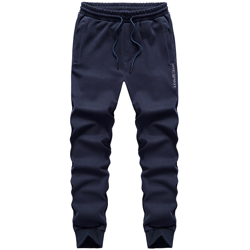 JEEP吉普春季休闲裤修身针织裤卫裤棉布裤运动束脚男卫裤1097