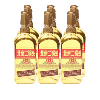 永丰北京二锅头清香型(出口型小方瓶)永丰二锅头 金瓶46度 500ml*6瓶