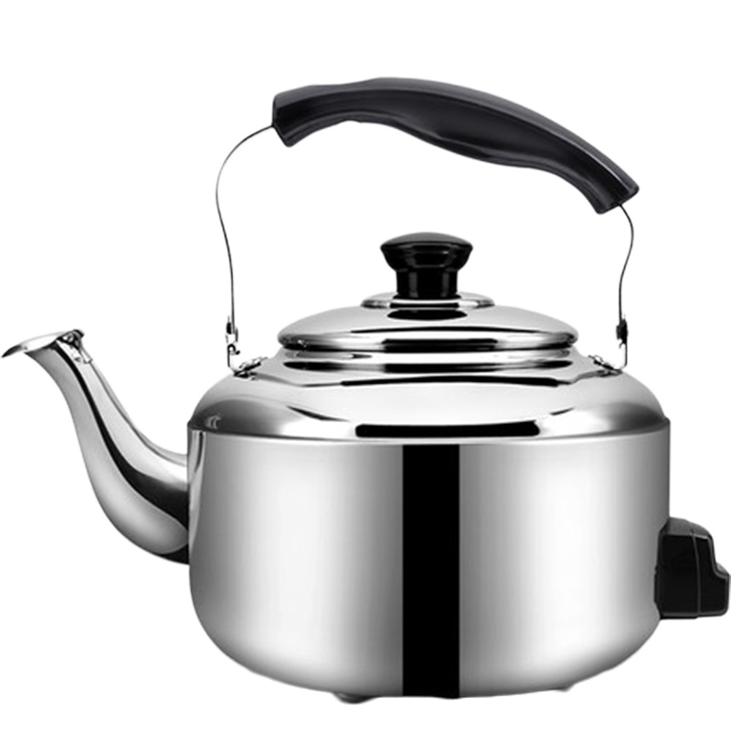 金圳5L大容量鸣笛电炊烧水插电热水壶电炊壶商用炊具安全耐用A型加厚不锈钢电烧水壶