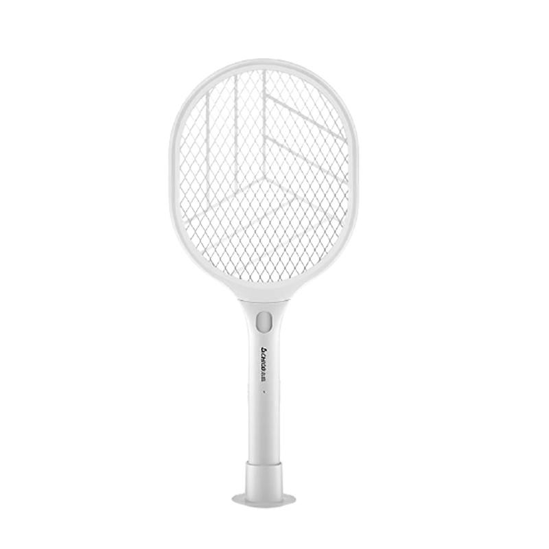 志高(CHIGO)驱蚊驱虫电蚊拍USB充电 可站立家用苍蝇拍打电击灭蝇拍 蚊子拍灭蚊拍消蚊神器BF-302(白色)