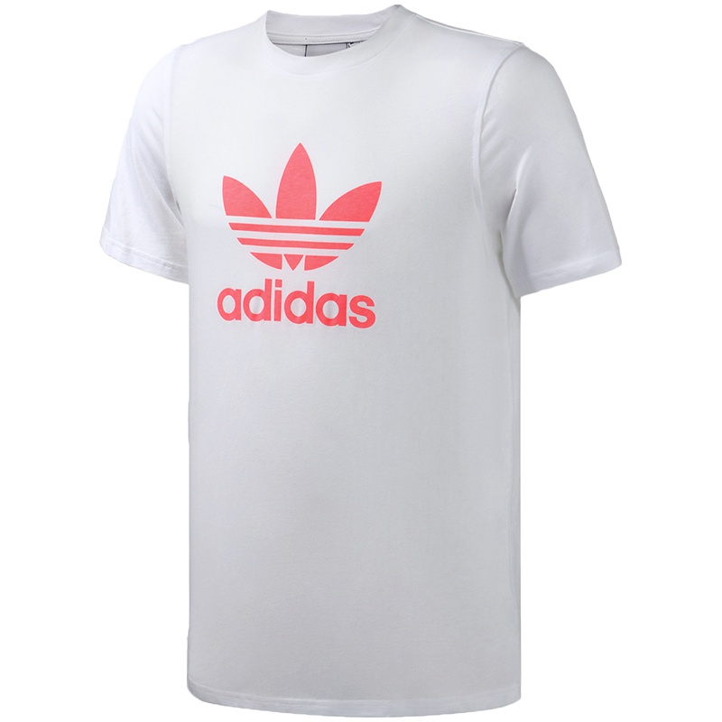 adidas阿迪达斯三叶草男装运动服大LOGO款短袖T恤FK1353