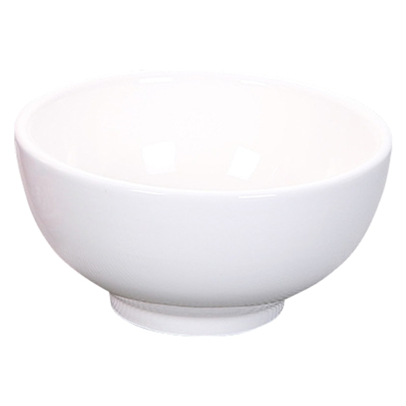 瓦图(WATU) 陶瓷碗 纯白色米饭碗汤碗 30个装