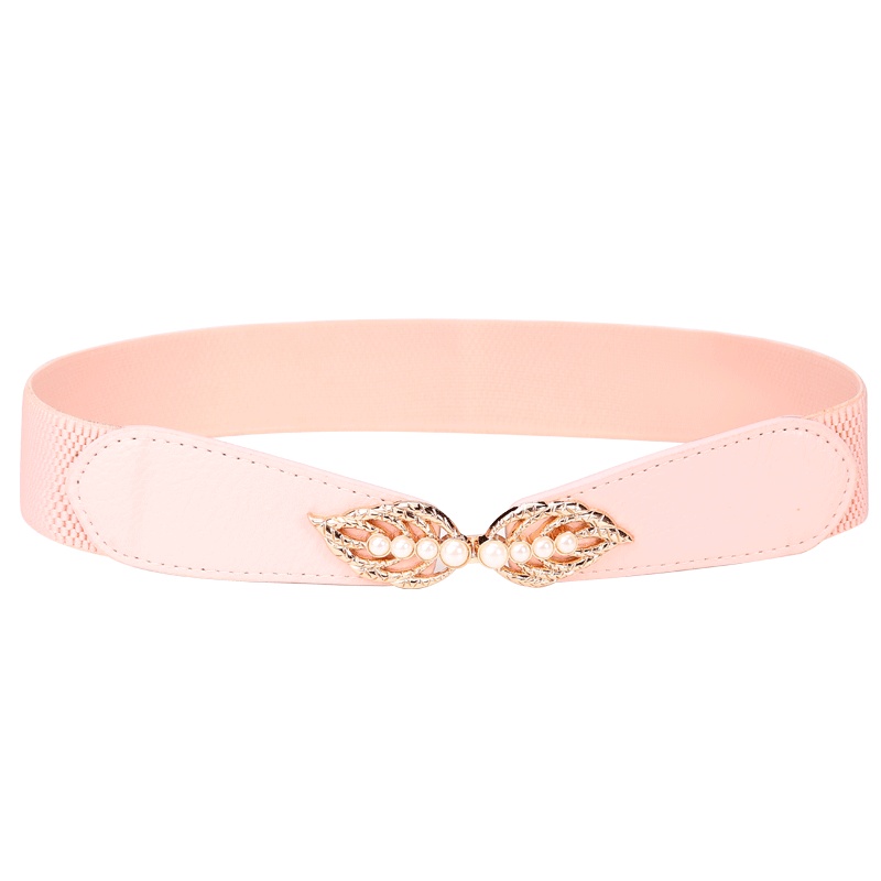 卡特雷斯腰封女装饰宽连衣裙半身裙百搭弹力时尚对扣腰带韩国新款