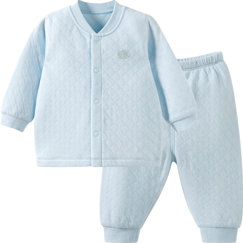 哈贝比（happyB）婴儿衣服宝宝内衣春秋季套装男女新生儿纯棉睡衣