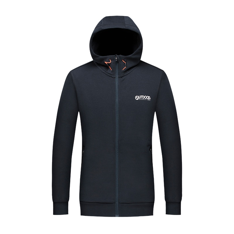 （OUTDOORPRODUCTS）运动户外男女情侣针织开衫长袖连帽户外运动外套ODAUG81004