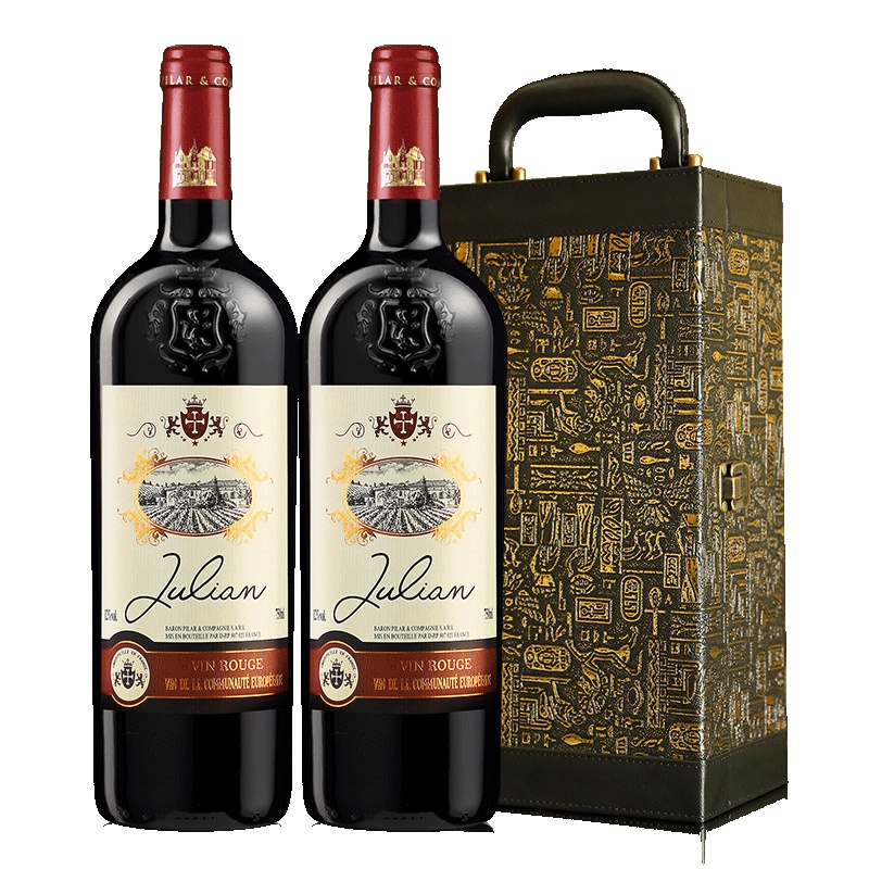 法国朗格多克进口红酒 歌瑞安干红葡萄酒 750ml*2