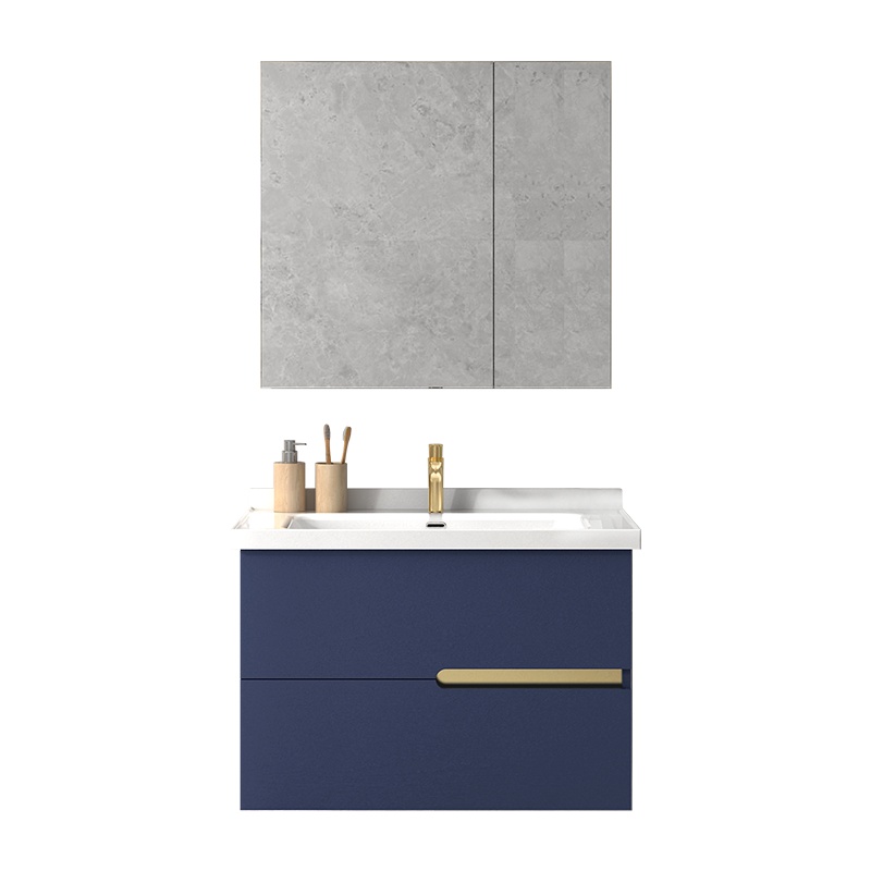 四季沐歌实木浴室柜组合洗手盆组合洗脸盆柜面盆套装洗手台