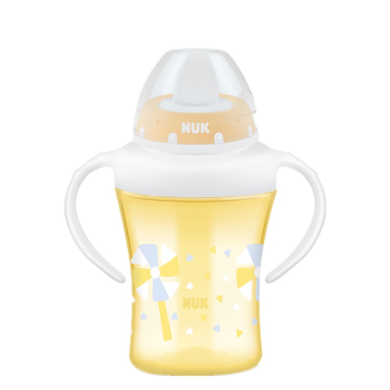 NUK PP双柄透明学习硬鸭嘴杯水杯 8个月以上宝宝 200ML