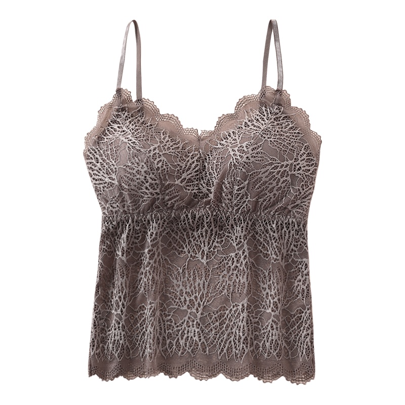 俞兆林春夏性感蕾丝美背吊带背心女防走光裹胸打底带胸垫内衣女