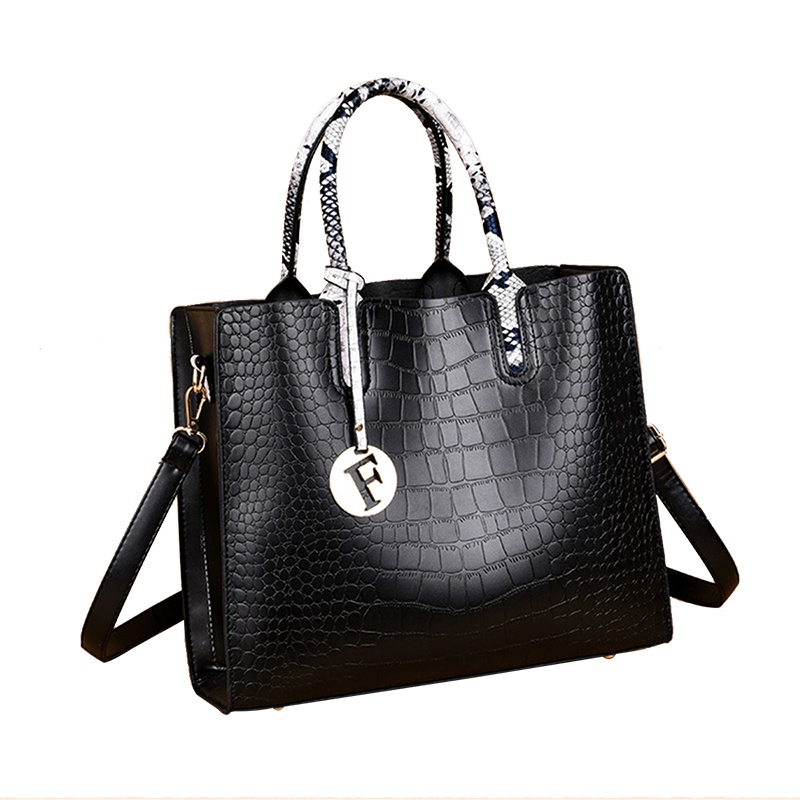 古思奇GSQ新款女神包单肩斜挎鳄鱼纹包个性百搭潮包手提包