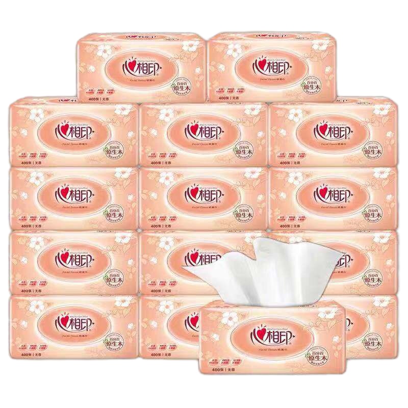 Zs-心相印抽纸200抽 6包/提 整提装