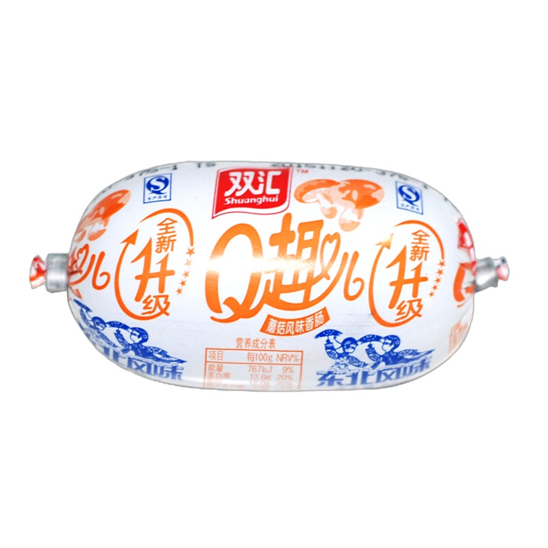 双汇火腿肠Q趣蘑菇风味香肠80g*30支 办公室旅行休闲零食小吃泡面搭档