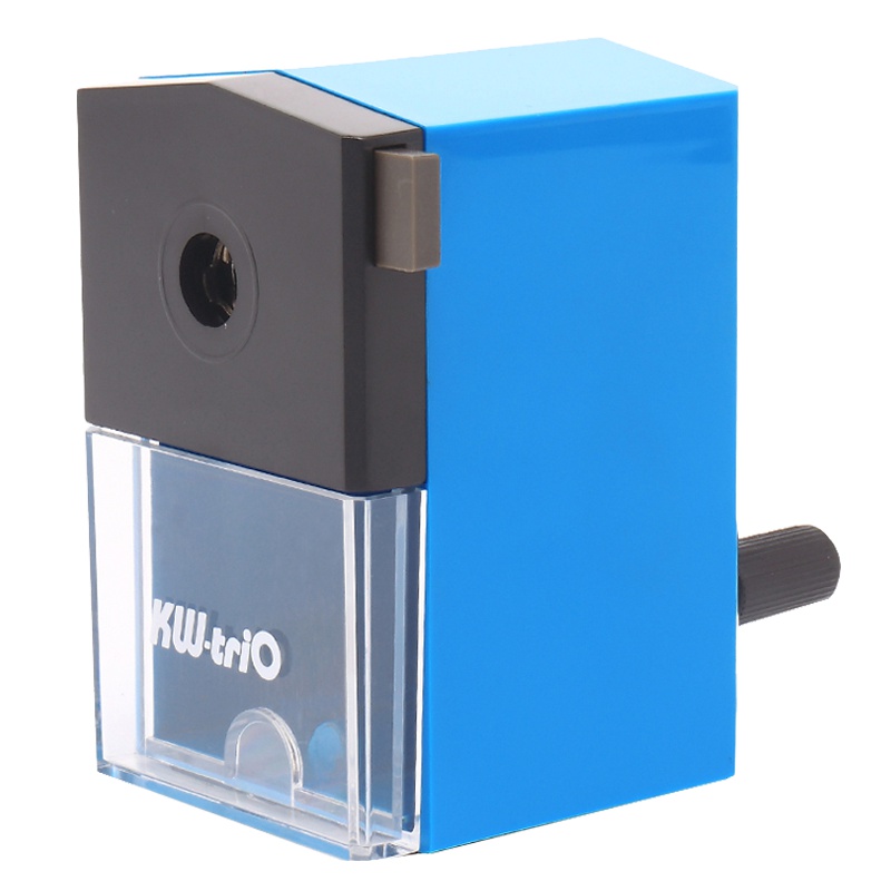 可得优(KW-triO)30JA 削笔机 办公铅笔削笔机 学生卷笔刀 削笔器 手摇卷笔器 办公用品 颜色随机