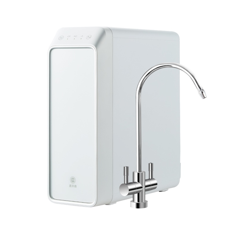 易开得净水器家用直饮400G大通量反渗透纯水机厨房自来水过滤双出水净水机器