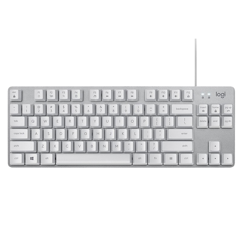 罗技(Logitech)K835机械键盘-TTC青轴-白色