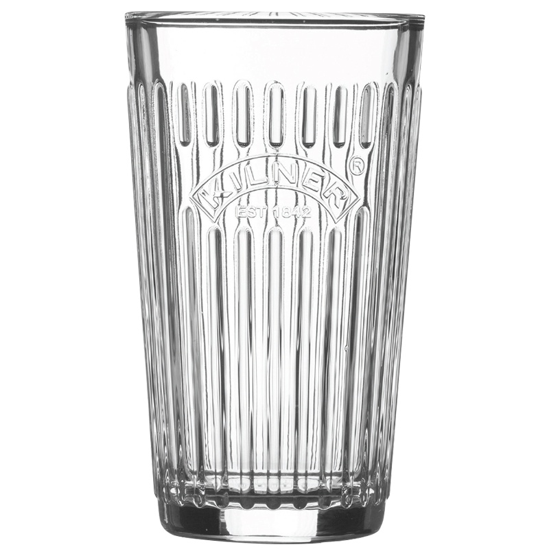 英国Kilner玻璃杯欧式复古酒水杯果汁饮料威士忌红酒杯子ins加厚380ml单只装