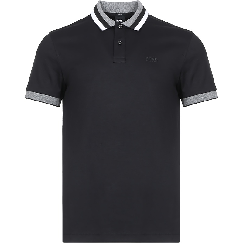 HUGO BOSS 雨果博斯 男士 棉质修身版短袖POLO衫 50424189