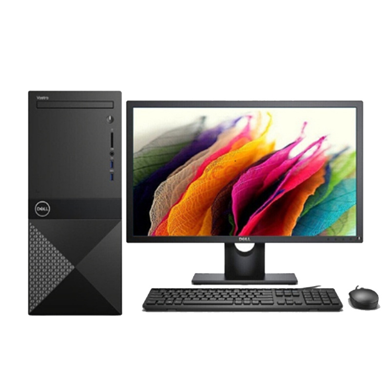 戴尔(DELL)成就3888 27英寸屏 高性能 商用办公 家用娱乐 台式机电脑整机(Intel G6400 4GB 1TB 集显 无光驱)