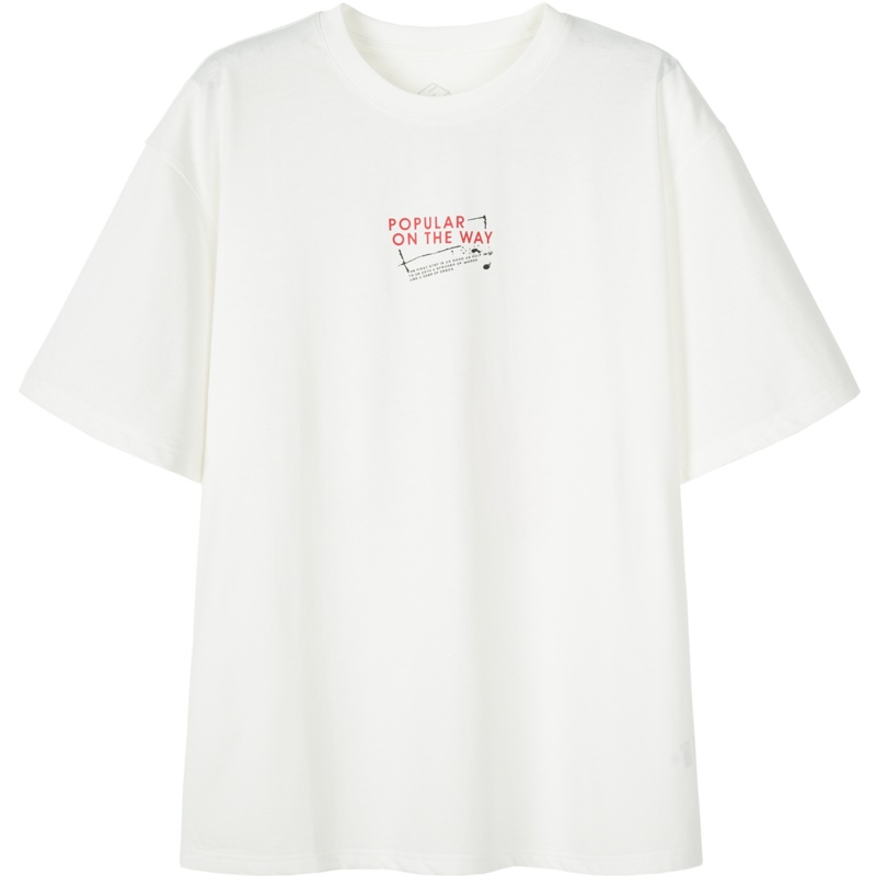 【满198减100预估价：37】森马夏季纯棉短袖T恤男个性涂鸦字母休闲上衣潮韩版宽松