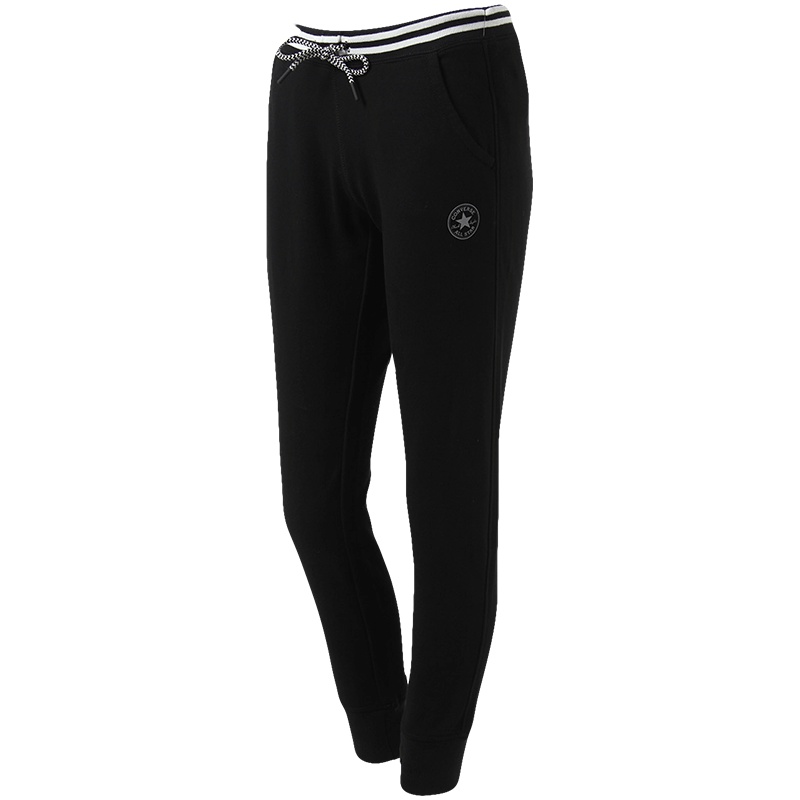 匡威Converse女装运动长裤运动服运动休闲10003789-A01 黑色 S