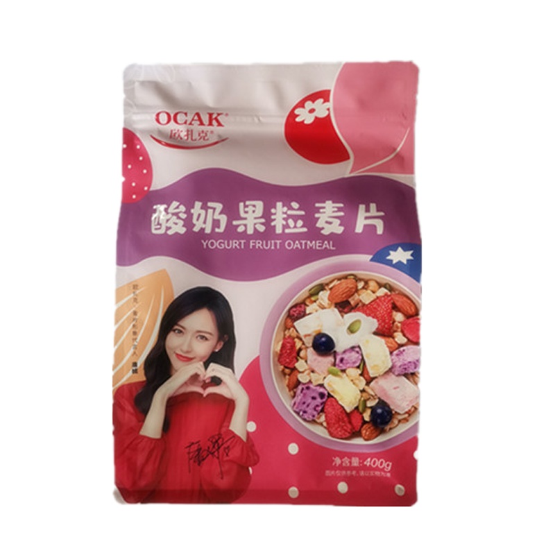 欧扎克 酸奶果粒麦片400g 即食早代餐食品乳酸菌水果燕麦片