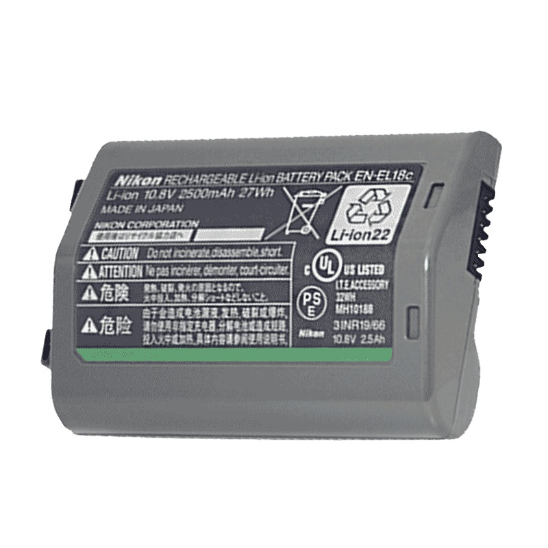 Nikon/尼康 EN-EL18C 锂电池 单反相机D5 D4 D4S原装电池 EL18C 2500mAH