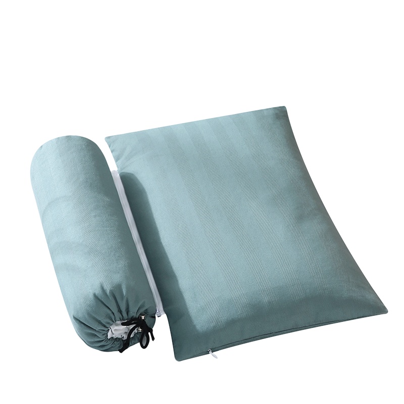 北极绒二合一组合荞麦护颈枕颈椎矫正修复糖果枕芯全棉面料枕芯