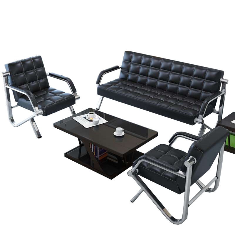 卓澳(ZHUOAO)办公沙发简约现代商务沙发会客接待办公沙发茶几组合