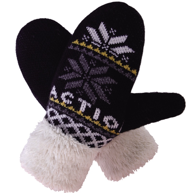 快乐狐狸（ActionFox）运动户外男女时尚针织毛线手套1939