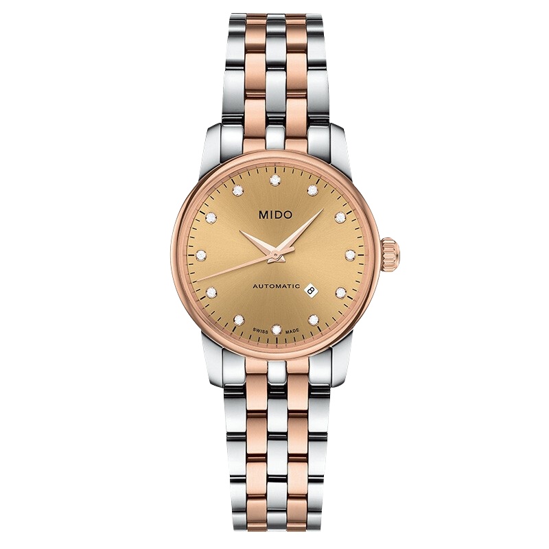 【全新】美度贝伦赛丽系列机械女表M7600.9.67.1