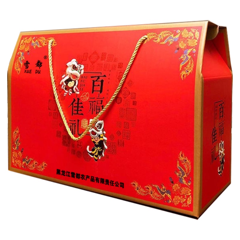 雪都 干货礼盒2080g木耳200g珍珠菇130g猴头菇200g桂圆干500g红枣500g核桃250g莲子、银耳150g