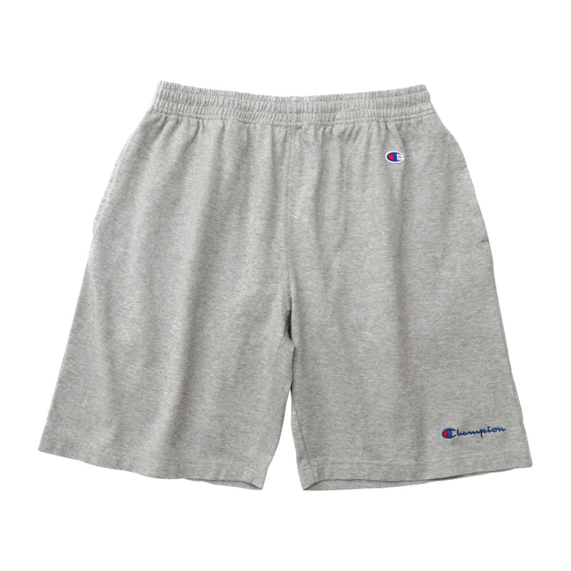 日版Champion冠军正品C3-P501草字刺绣运动短裤纯色潮流情侣夏季