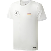 阿迪达斯男服短袖T恤足球小将漫画休闲运动服FQ7638