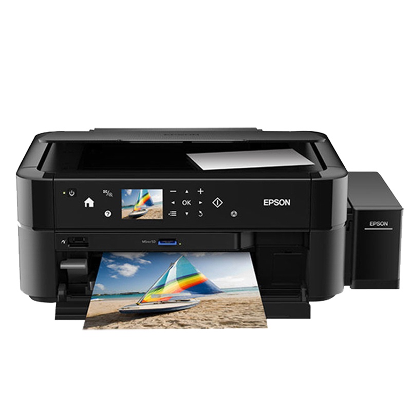 爱普生(Epson) L850 墨仓式多功能一体机 A4幅面 /打印/复印/扫面 黑色