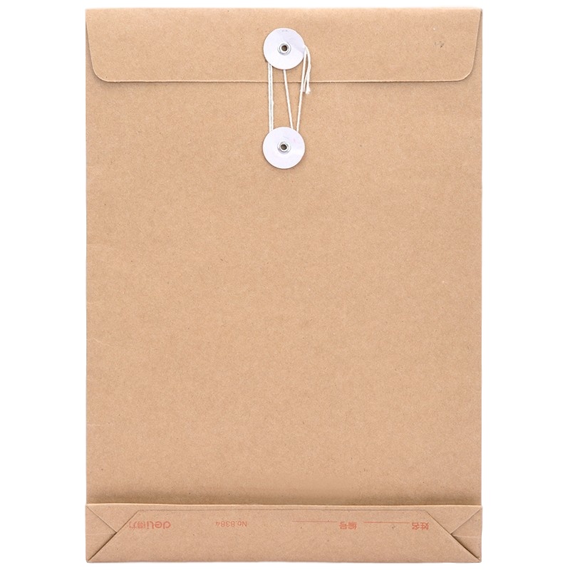 加厚A4牛皮纸档案袋纸质办公投标文件袋资料袋批发纸质投标加大号大容量收纳袋