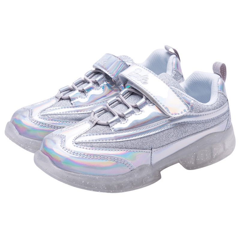 芭比童鞋女童运动鞋2019新款时尚春秋儿童鞋子女韩版潮范儿中大童